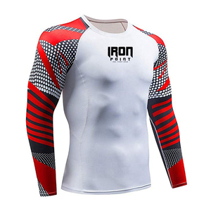 Ropa de gimnasio transpirable Rash Guard Fight Training Gear Rash Guard Alta calidad Nuevo estilo Hombres Rash Guard - Product Image 4