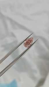 IGI certifié rose vif HPHT CVD diamant cultivé en laboratoire coupe poire pour la fabrication de bijoux diamant en vrac - Product Image 5