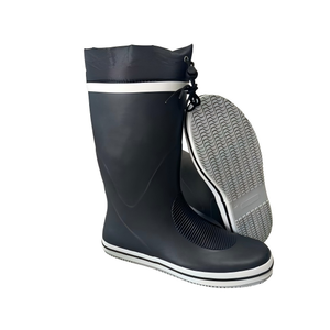 Bottes longues pour hommes Bottes de pêche en caoutchouc antidérapantes imperméables pour le travail en mer et en plein air - Product Image 1