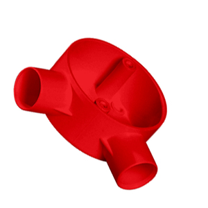 สีส้มพีวีซีสี่ทางทางแยก-ใช้สำหรับพีวีซีท่อแข็ง-ที่มีคุณภาพสูงของอุปกรณ์ท่อกล่องทำในเวียดนาม - Product Image 5