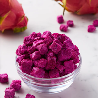 Groothandel Gevriesdroogd Drakenfruit 100% Puur Rode Pitaya Gevriesdroogd Drakenfruit Uit Vietnam