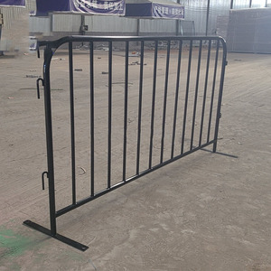 Venta de Fábrica Barricada de Acero para Control de Multitudes en Eventos al Aire Libre de 8 pies / Barrera de Tráfico Metálica Galvanizada - Product Image 1