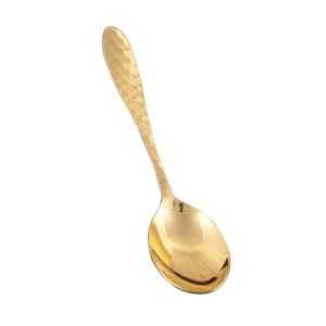 Cuchara de Metal para Sopa, Helado, Cena, Postre, con Logotipo Personalizado, 5 Tamaños, Acero Inoxidable, Estilo Coreano, Redonda, para Té y Café, Venta al por Mayor de Fábrica - Product Image 2