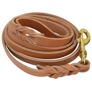 Vente en gros de laisses pour chiens en cuir véritable Fournisseur en stock Expédition rapide Service OEM Course à pied Laisses pour chiens en plein air - Product Image 1