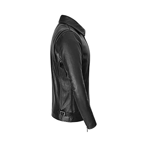 Veste en cuir pour hommes Haute qualité sur mesure coupe ajustée en cuir d'agneau véritable Top matériel Design de mode en gros - Product Image 6