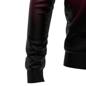 Sweat-shirt pour homme en polaire polyester/coton, demi-zip, logo sur le devant, col montant, hiver, anti-froissement, fabrication sur mesure - Product Image 3