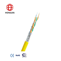 Cables de Red LAN Hongan UTP STP SFTP CAT5E, Cable Ethernet de Cobre HSYVP5e, Cable de Telecomunicaciones para Interiores y Exteriores
