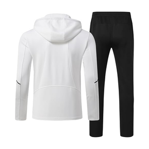 Vêtements de sport personnalisés en gros Survêtements de sport vierges en noir et blanc Survêtements de jogging pour hommes - Product Image 2