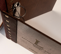 Cubierta de menú de madera A4 de alta calidad, carpeta de menú de café duradera, libro, soporte de menú de calidad de cuero PU para restaurante, Bar, suministros de Hotel