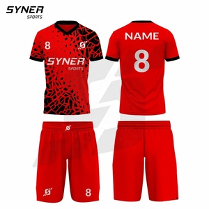 Uniforme de Fútbol Profesional Personalizado de Alta Calidad, Ecológico, Ligero, de Secado Rápido, 100% Poliéster, Jersey de Fútbol Digital - Product Image 5