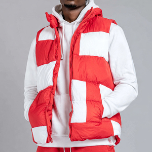 เสื้อกั๊กพัฟเฟอร์ฤดูหนาวสำหรับผู้ชาย เสื้อโค้ทบุหนาสำหรับฤดูหนาว - Product Image 1