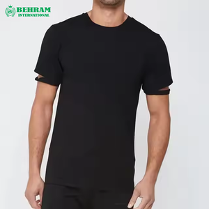 Summer New 100% Cotton White Solid Causal O-Neck Basic T-Shirt Loose fit Male Custom T-Shirt Men Plain - Product Image 5