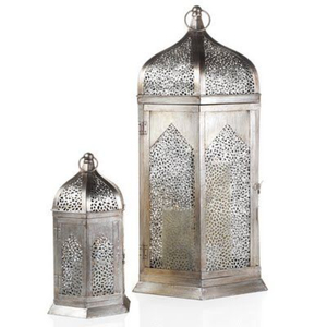 Linterna colgante elegante para Decoración de mesa del hogar, linterna de vela de estilo marroquí de Metal Premium para artículos de Hotel, linterna colgante a la venta - Product Image 5