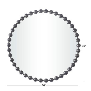 New Arrival Modern Home <b>Bathroom</b> Bedroom Living Room Wall Decor Customized <b>Black</b> Metal <b>Mirror</b> OEM Designed - Product Image 2