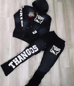 Ensemble de survêtement grec surdimensionné de haute qualité, respirant, personnalisé, à la mode, avec impression de lettres audacieuses, pour hommes - Product Image 4