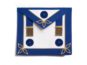 Tablier artisanal personnalisé de style provincial, Régalia maçonnique haut de gamme, Broderie en fils métalliques, Fabricant en gros de haute qualité - Product Image 6