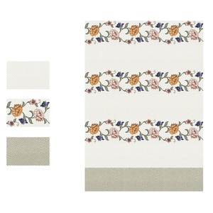 Motif de fleur de couleur rose clair avec carreaux muraux en céramique émaillée noire brillante 300x450mm - Product Image 6