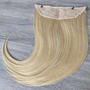 Prix de gros Halo 100% Extensions de cheveux humains tissage droit vietnamien en paquets de dentelle HD paquets de cheveux humains bruts - Product Image 1