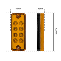 Feu latéral LED neuf, clignotant, indicateur de direction pour camion et remorque