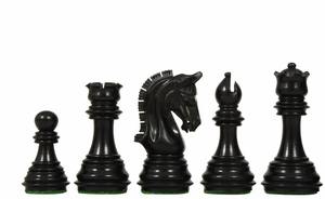Pièces d'échecs professionnelles neuves de style impérial, en bois d'ébène véritable, jeu d'échecs en bois de buis, roi de 3,75 pouces, reines supplémentaires - Product Image 4