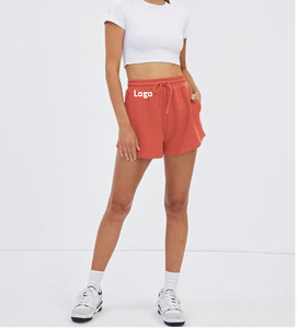 2024 femmes taille haute Shorts français Terry Fitness Gym décontracté été athlétique Shorts Bangladesh - Product Image 5