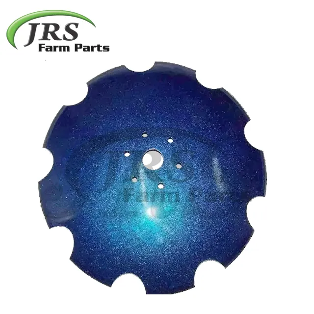 Superior Quality 65Mn Steel Notched Harrow Disc / Tractor Part available in Different Colors used in Agriculture for Weeding