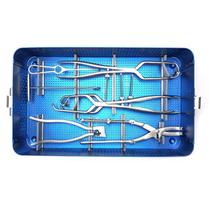 Kit de fixation chirurgicale pour traumatismes orthopédiques, certifié CE, en acier inoxydable de qualité allemande, implants pelviens, ensemble d'instruments manuels FIDA - Product Image 3