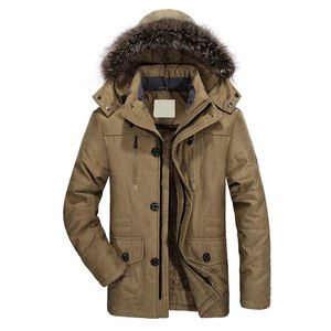 Chaquetas de Forro Polar con Capucha para Hombre, Estilo Otoño 2026, Cuello Alto de Lona, Ropa Casual de Exterior - Product Image 2