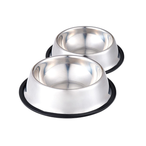 ชามและเครื่องให้อาหารสัตว์เลี้ยงมาใหม่ทำจากสเตนเลส - Product Image 2