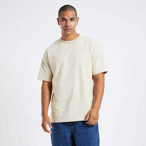 Camiseta de Manga Corta Extra Grande para Hombre, 100% Algodón, Diseño de Estampado en el Hombro Personalizable, Ideal para Fitness - Product Image 1