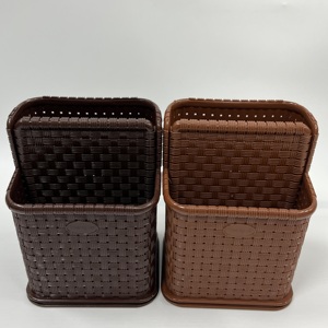 Caja organizadora de cubiertos de plástico PP, escurridor de almacenamiento de cucharas de doble capa para cocina, proveedor de Vietnam, OEM y ODM - Product Image 2