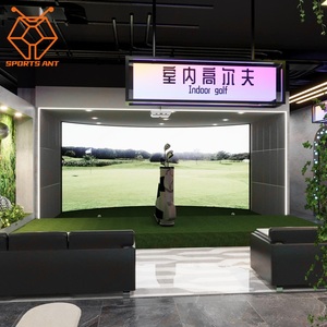 Caja de simulador de Golf, conjunto completo, simulador deportivo <span class=keywords><strong>3D</strong></span>, equipo de sistema de Golf, máquina de Golf personalizada para parque deportivo, parque de juegos - Product Image 5