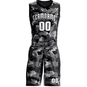 Maillots de basket-ball sur mesure pour hommes uniforme de basket-ball uni de haute qualité - Product Image 2