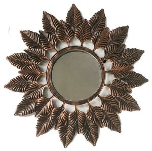 Best Selling Iron <b>Mirror</b> Art <b>Irregular</b> Circular Living Room Metal Frame Wall <b>Mirror</b> Decor Christmas Vintage Luxury Space Casual - Product Image 1