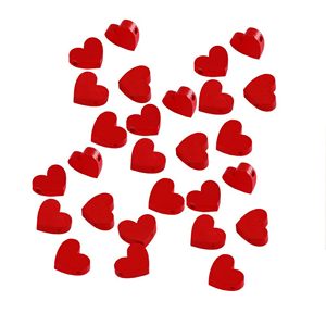 ลูกปัดไม้รูปหัวใจขนาดเล็กรูขนาด50ชิ้นทำด้วยมือสินค้าอินเดีย - Product Image 1