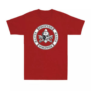 Le fils de la veuve du maître Mason Worldwide Compass Square T-shirt maçonnique pour hommes Chemises à manches courtes sur mesure de haute qualité - Product Image 4