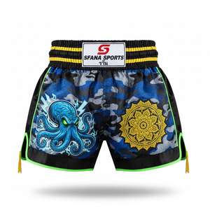 Shorts de Muay Thai et de Kickboxing Personnalisés avec Logo pour Hommes – Confortables, Respirants, Durables, Tissu à Séchage Rapide pour MMA, Boxe et Entraînement de Fitness - Product Image 6