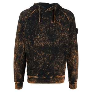 Sudadera con capucha para hombre OEM de algodón 100% de alto gramaje, con efecto desgastado, lavado ácido y descolorido por el sol, corte oversize, estampado digital, cremallera, para invierno - Product Image 6