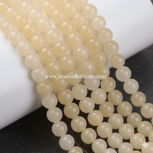 Cuentas al por Mayor Beadsnfashion, Hebras de Topacio Natural Teñidas de Amarillo de 8mm, Suministros para la Fabricación de Joyería DIY para Pulseras, Collares y Pendientes - Product Image 4