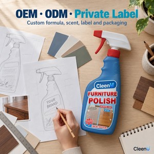 Spray Lucidante per Mobili 500ml al Limone Senza Silicone con Cera di Carnauba, Detergente e Lucidante per Mobili in Legno, Tavoli e Armadi, OEM all'Ingrosso - Product Image 6