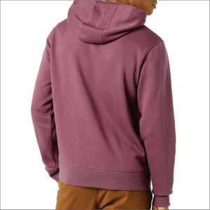 เสื้อฮู้ดผ้าโพลีเอสเตอร์/ ผ้าฝ้ายเป็นมิตรต่อสิ่งแวดล้อมสำหรับผู้ชายเสื้อผ้าลำลองออกแบบเฉพาะสำหรับฤดูหนาว - Product Image 4