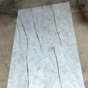 Carreau de porcelaine émaillée Crystal River White 600x1200mm Design en marbre brillant poli pour une utilisation au sol dans la salle de bain cuisine maison - Product Image 5