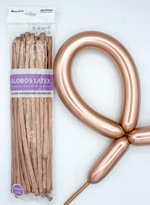 Nuevos Globos Largos (260s) Paquete de 50 Color Cromo para Decoraciones de Regreso a Clases, Cumpleaños y Bodas - Venta al por Mayor España - Product Image 6