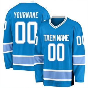 Jersey de hockey sobre hielo impreso por sublimación logotipo bordado personalizado equipo deportivo precio barato al por mayor - Product Image 1