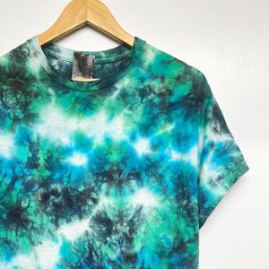 OEM personalizado impreso hombres Tie-Dye camisetas transpirable 100% algodón para el verano Etiqueta Privada opciones de ropa - Product Image 3