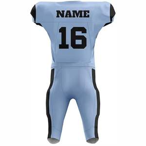 Uniforme de football américain pour adultes de haute qualité, conçu sur mesure, respirant, imprimé, OEM, anti-humidité, protection UV, short plus - Product Image 3