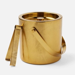 Cubo de hielo metálico decorativo con diseño moderno adecuado para bodas, aniversarios y eventos de celebración familiar - Product Image 2