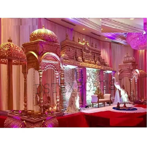 Escenario de Boda de Fibra Marwadi en Tendencia, Nueva Decoración Fascinante para Escenarios de Boda, Escenario de Boda Interior de Estilo Malayo en Malasia, Irlanda - Product Image 1