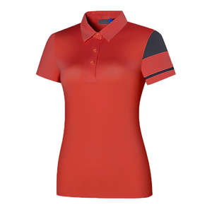 Nuevo Polo de Golf de manga corta para mujer, camiseta ajustada elástica de secado rápido con logotipo personalizado, ropa de Deportes Acuáticos de alta calidad - Product Image 2