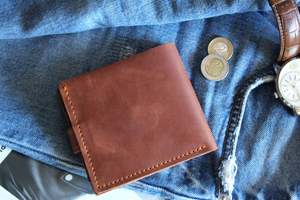 Transferencia de calor DIY Diseño personalizado Cuero genuino Bifold White Sublimation Blanks Wallet para hombres 2017 - Product Image 4